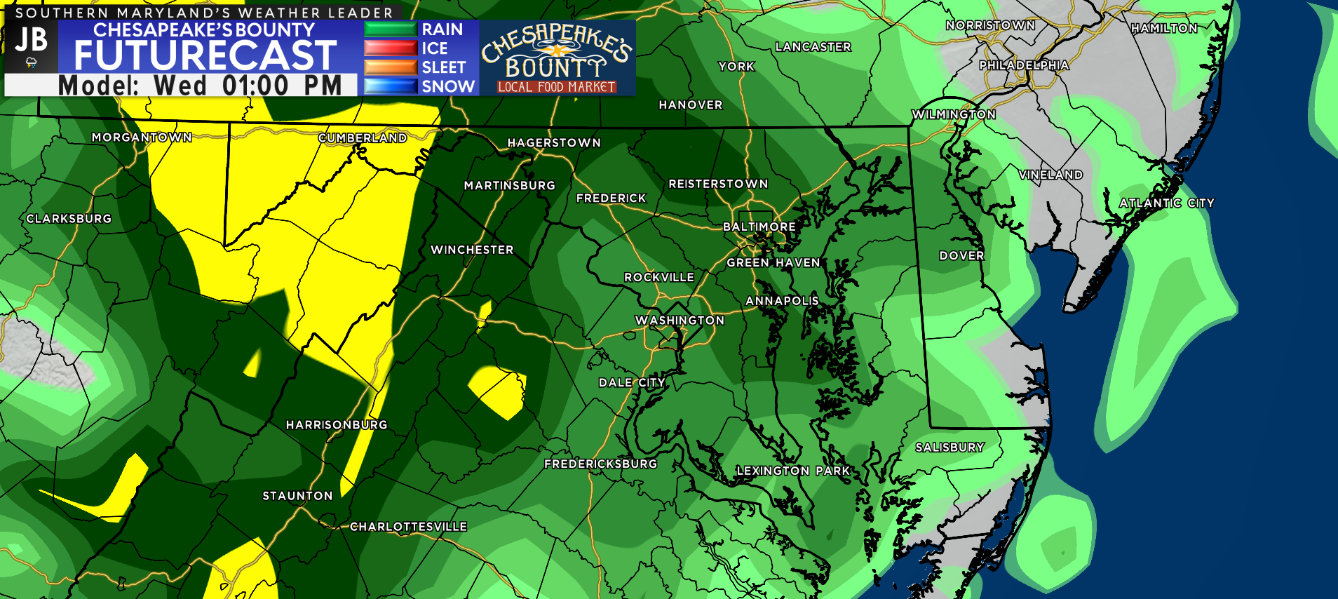 Wednesday's Forecast: Soaking Rain & Some Storms Possible - JB Weather