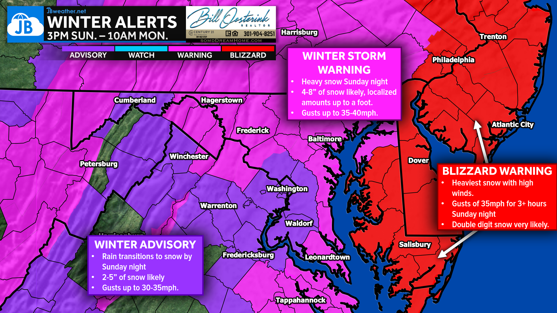 Final Call: Significant Coastal Storm Set to Hit Mid-Atlantic Tonight
