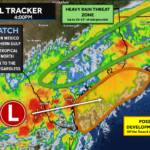 Gulf Coast Threat: Tropical Development Possible as System Moves North
