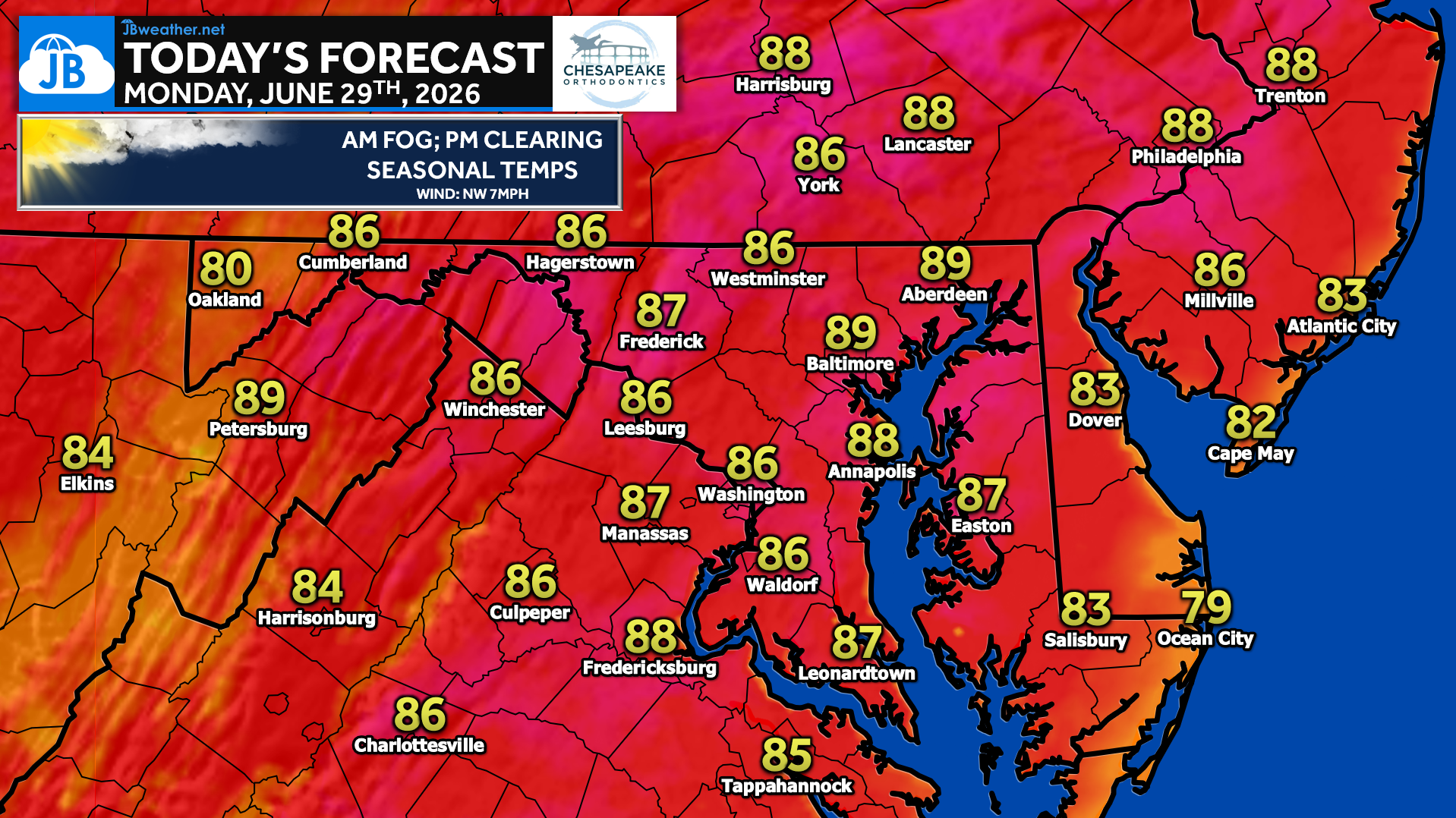 Monday’s Forecast: Calm Before the Heat