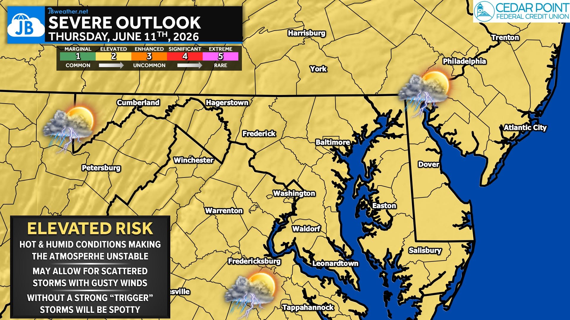 Severe Weather Possible Thursday Evening